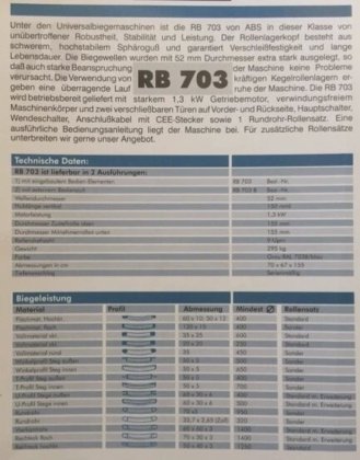 3-Walzen Rundbiegemaschine Müller RB703 .de