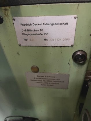 Frees- en boormachine Deckel E3L