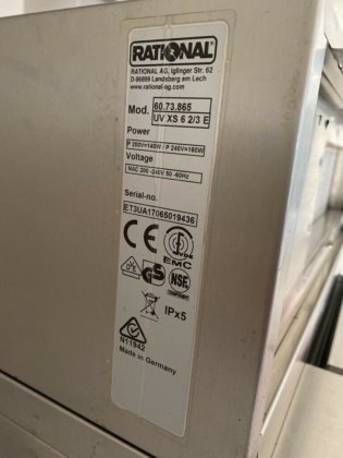 Gebraucht Rational Konvektomat Combimaster Plus Cmp Xs 6 2 3 Condensation Hood Xs 6 In Berlin Deutschland