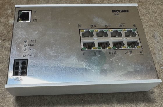 Beckhoff CU2508 8-Port Ethernet Port-Multiplier EtherCAT 24V RJ45 ...