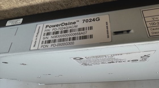 Microsemi PowerDsine 7024G PoE Injector