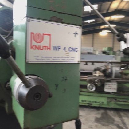 Knuth Werkzeug-Fräsmaschine WF4 CNC .de