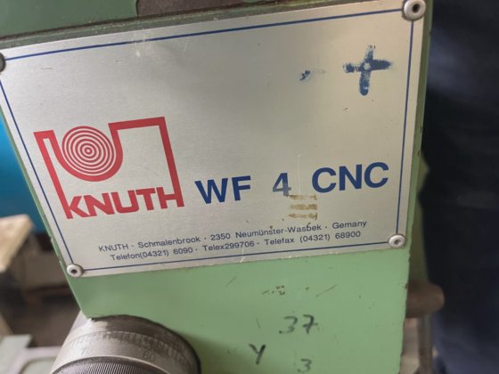 Knuth Gereedschapsfreesmachine WF4 CNC .de