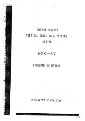 Manual for Used Ikegai Wado