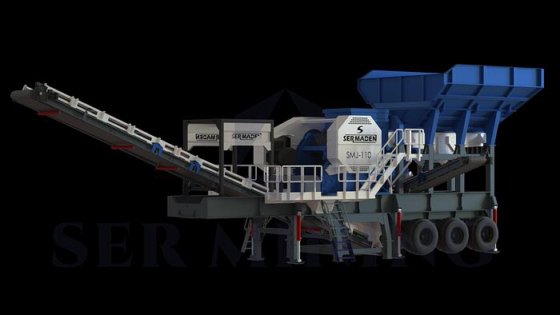 1段式モバイルジョークラッシャー：硬い石材の連続採石作業に最大容量