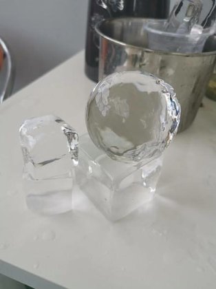 低消費電力透明直接冷却クリアアイスブロックマシン2トン/日食品飲料用