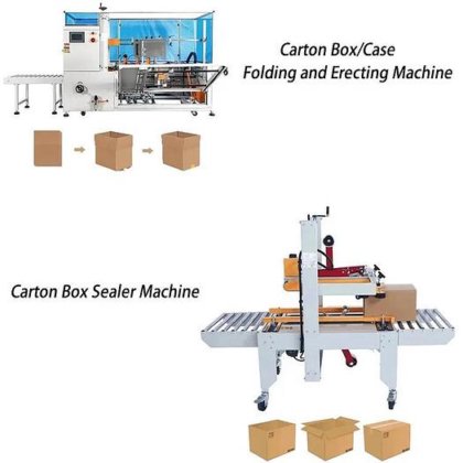 自动纸箱封箱机 胶带纸板箱封箱包装机