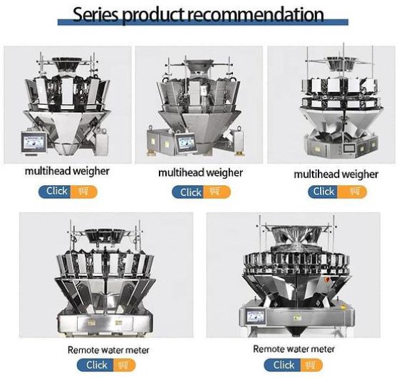 組み合わせマルチヘッド計量機、冷凍魚肉鶏肉のマルチヘッド計量スケール