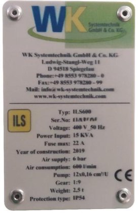 2019 WK Systemtechnik ILS 600