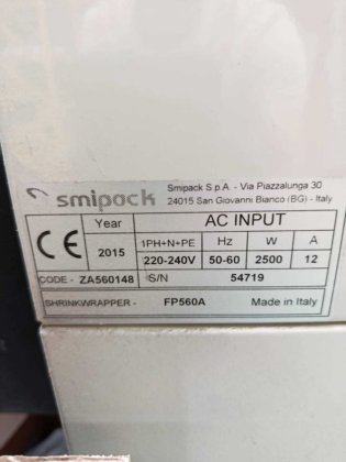 2015 SMIPACK FP 560A