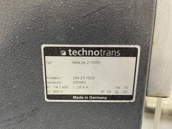 2000 TECHNOTRANS 冷水机