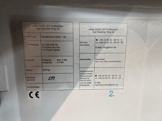 2016 LITHEC Densitronic-S