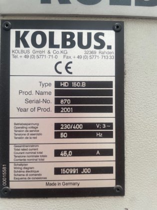 2001 KOLBUS KM 472 (A)