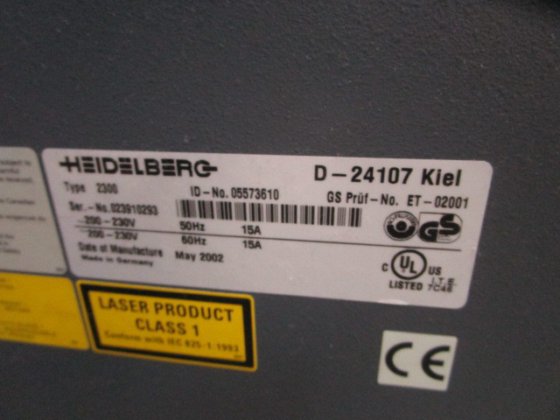 2002 海德堡 Topsetter 74