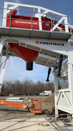 移动混凝土搅拌站 120 立方米/小时