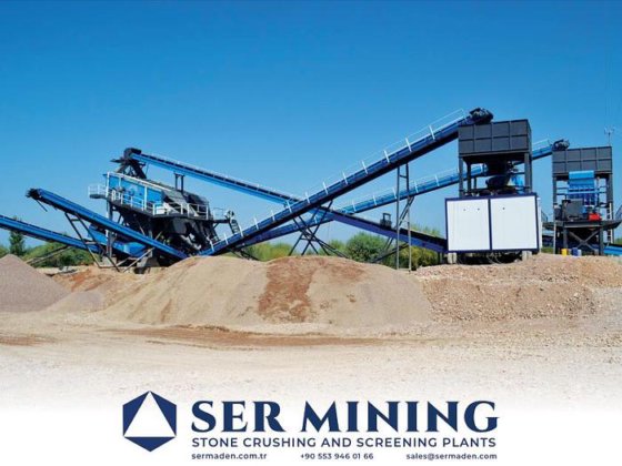 固定式破砕・ふるい分け・砂洗浄プラント