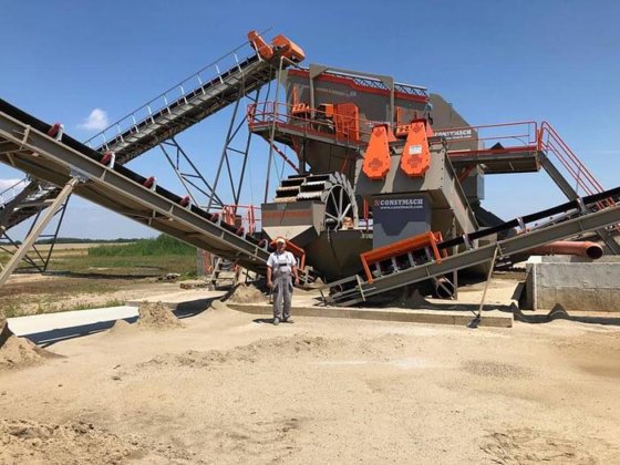 固定スクリーニングと洗浄