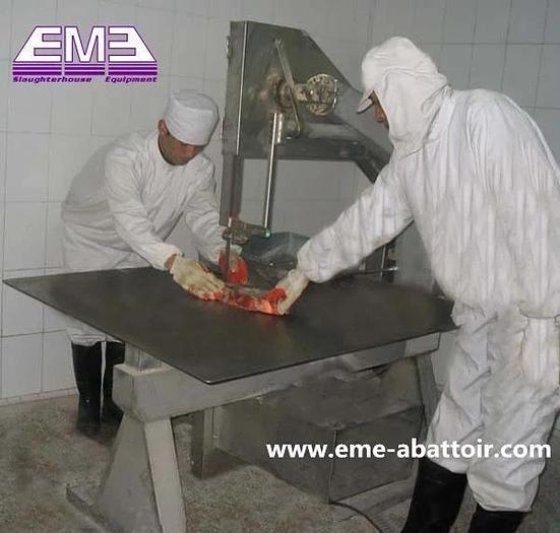 用于清真肉类加工厂的 EME 牛羊猪屠宰场设备胴体分割锯