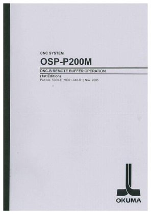 Manual for Used Okuma Machine