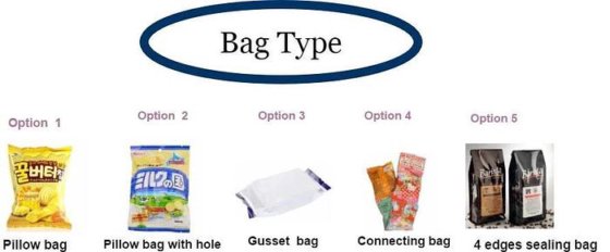 多功能坚果薯片类膨化食品包装机