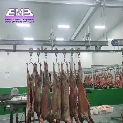 全自动羊肉清真屠宰场机械 用于肉类加工厂的输送轨道