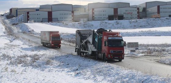 100立方/小时移动混凝土搅拌站