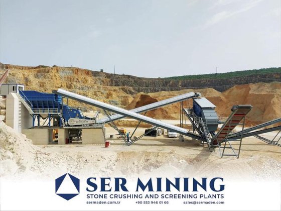 大規模プロジェクト向けの大型固定式一次衝撃破砕・スクリーニングプラント