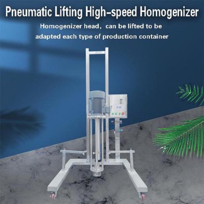 ZT 高剪切气动升降式乳化机 移动式实验室均质搅拌机,现货供应,适用于奶油粘度液体产品