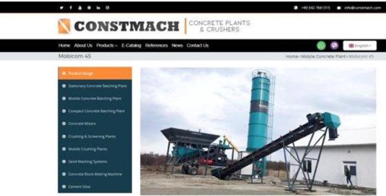 C45 M3/h 移动混凝土厂，立即致电了解更多信息！