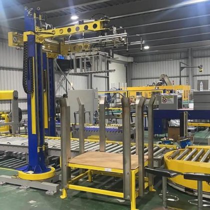 用于纸箱和纸袋的全自动伺服码垛机