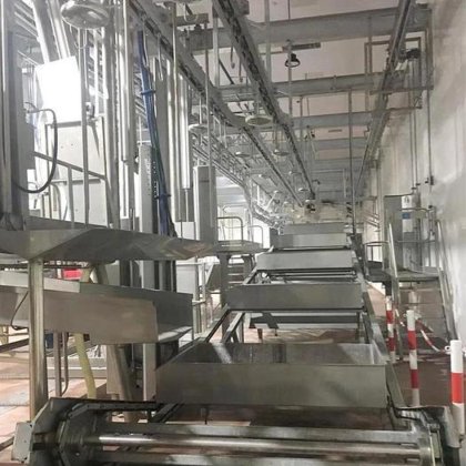 用于屠宰场设备的牛白内脏同步检查输送机的定制设计