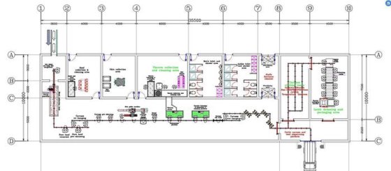 日处理 100 头羊 耐用的养羊设备/屠宰场机器 用于肉类加工生产线的管轨滑轮吊架