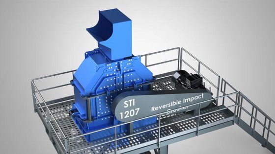 STI 1207 リバーシブル三次段インパクタークラッシャー