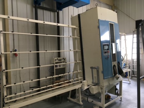 Biber automatic sandblasting machine, height
