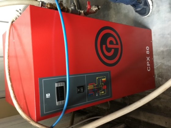 Biber automatic sandblasting machine, height