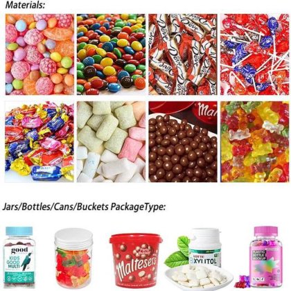 果冻糖果玻璃瓶包装机