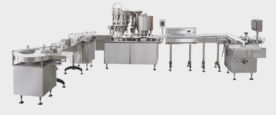 Máquina llenadora automática monobloque de