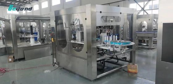 旋转式热熔胶瓶贴标机