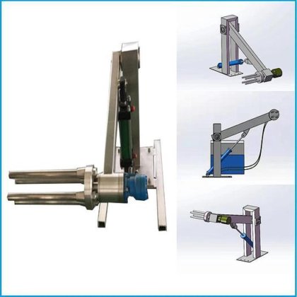 为清真屠宰场轨道系统定制的 20-200 只绵羊山羊全套屠宰线