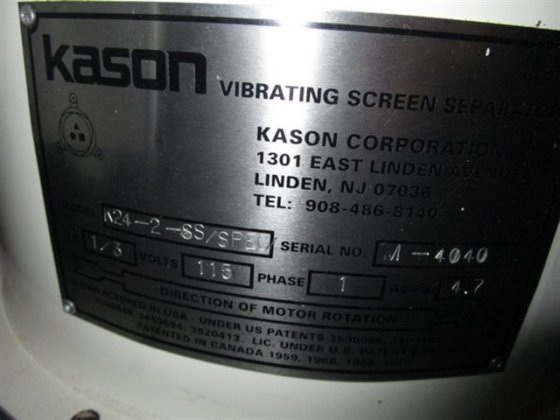 Kason K24-2-SS 24" s.s. Separator