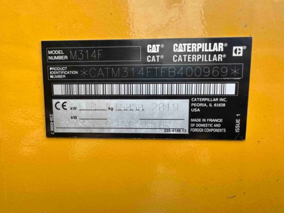 2019 CAT M314F