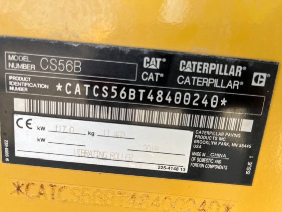 2018 CAT CS56B