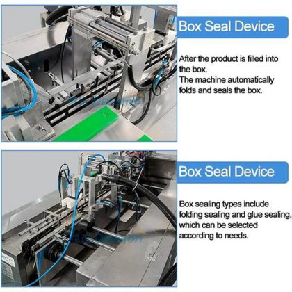 热销全自动化妆品盒装盒机 化妆品管盒包装机 化妆品罐纸盒包装机