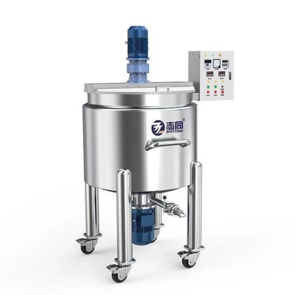 智通 500L 液体肥皂洗涤剂制造机 乳化剂储罐夹套反应釜 可定制