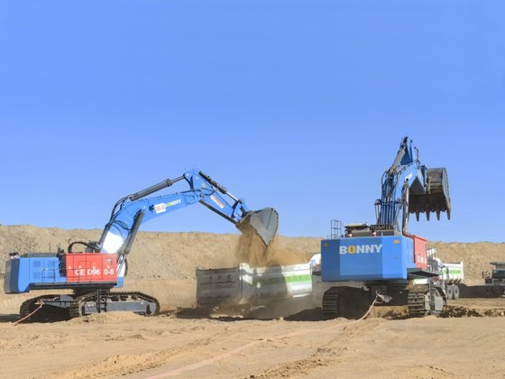 ボニー CED960-9 95 トンの電気油圧鉱山の掘削機