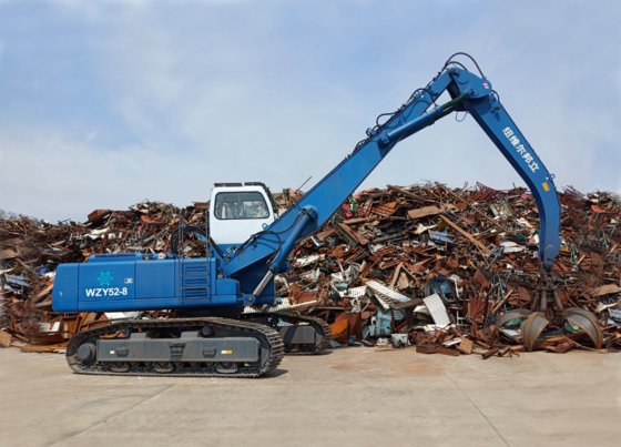 ボニーWZY55-8 55トンクローラ油圧式マテリアルハンドラ