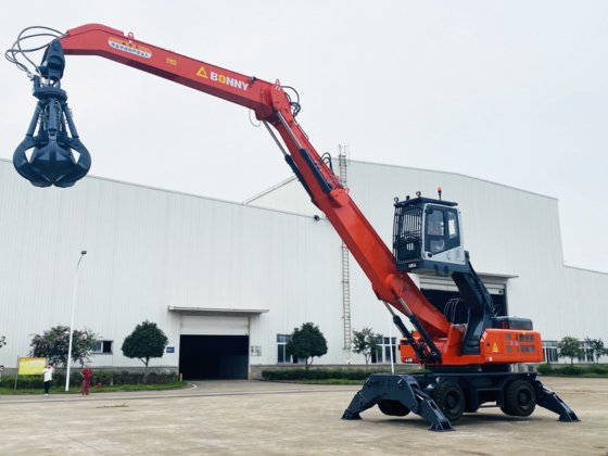 邦尼 BHW35-8 35 吨轮式液压材料装卸机