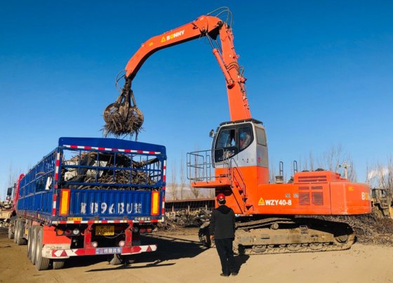 邦尼 WZY40-8 40 吨履带式液压物料装卸机