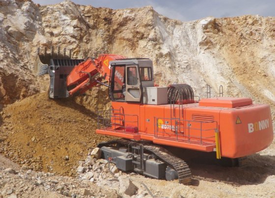 ボニー CE750-8 75 トン油圧採鉱掘削機
