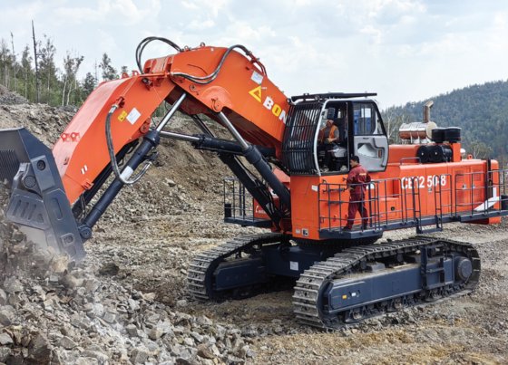 邦尼 CE1250-8 125 吨液压采矿挖掘机